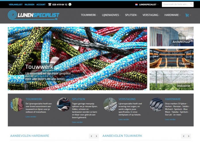 De Lijnen Specialist Website vernieuwd