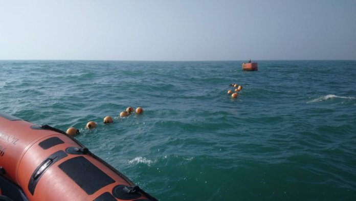 Pilotinstallatie met ontbrekend middendeel op NSIL Scheveningen_NOORDZEEBOERDERIJ