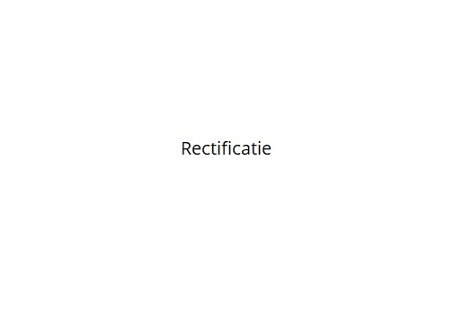 rectificatie