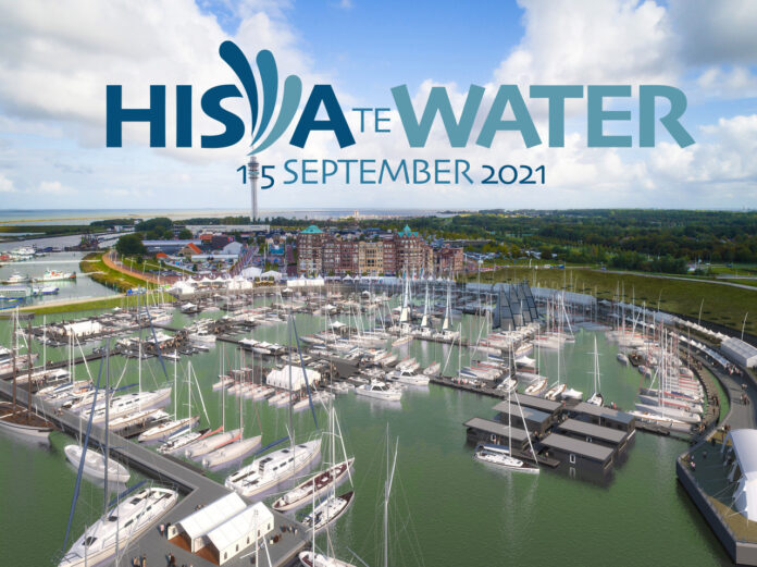Hiswa te water - impressie met nieuw logo