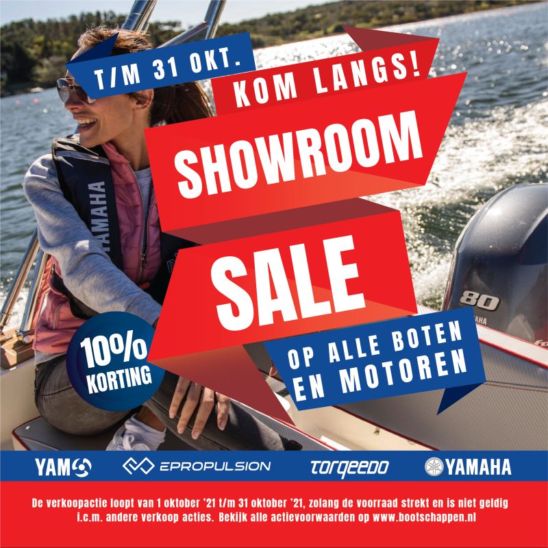 Showroom Sale bij Bootschappen Watersport Nederlandse Jachtbouw