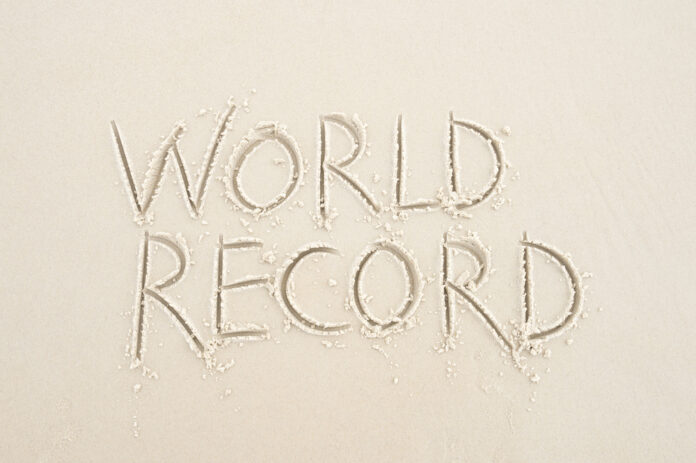 Message,For,World,Record,Written,In,Smooth,Sand,On,The