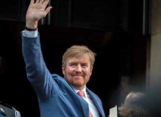 Willem-Alexander poseert