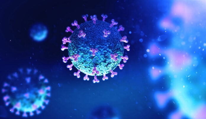 Coronavirus,Covid-19,Under,The,Microscope.,3d,Illustration