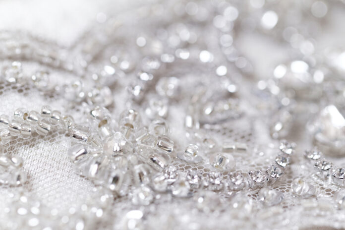 Detail,Of,Wedding,Dress,-,Macro,Photo
