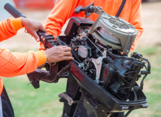 Werken aan motor