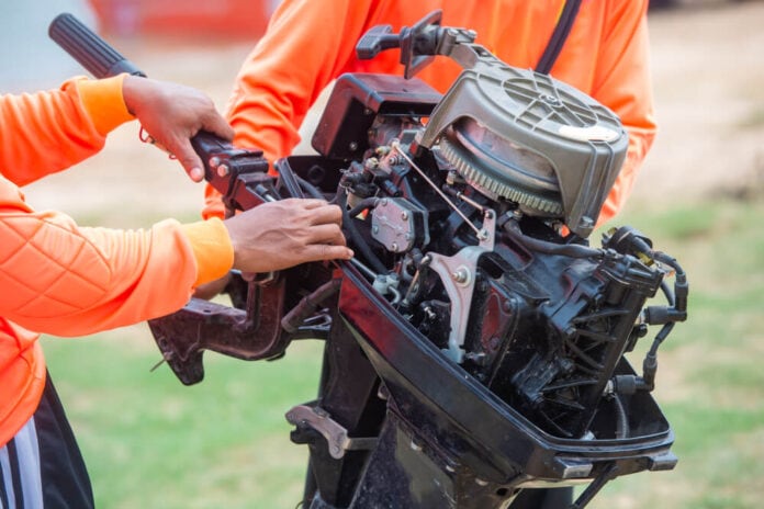 Werken aan motor