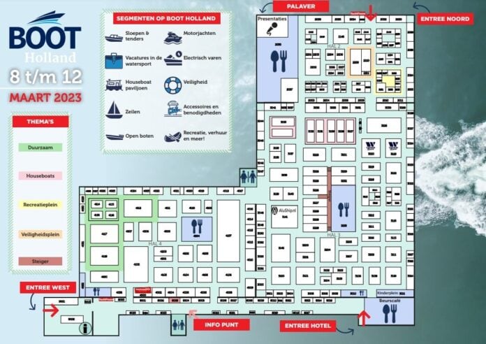 Plattegrond Boot Holland 2023