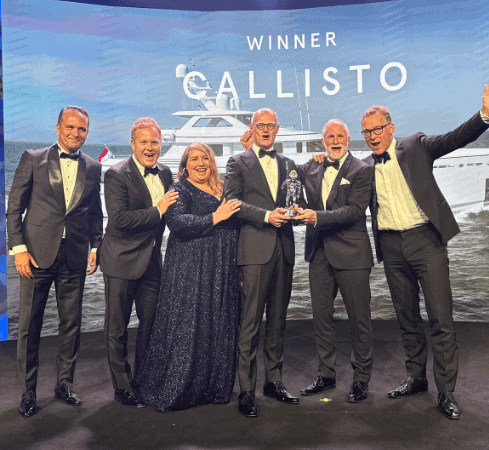 ontvangst prijs callisto Op podium